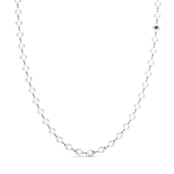Collana solo maglia Zancan in argento.