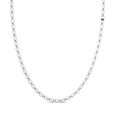 Zancan silver link-only necklace.