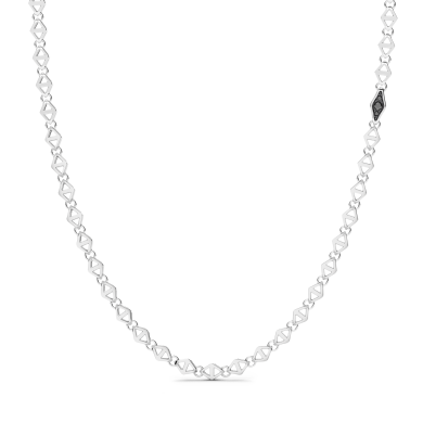 Zancan silver link-only necklace.
