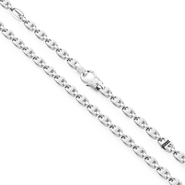 Zancan silver link-only necklace.