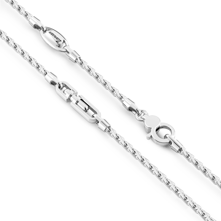 Zancan silver link-only necklace.