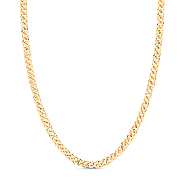 Zancan silver curb chain necklace.
