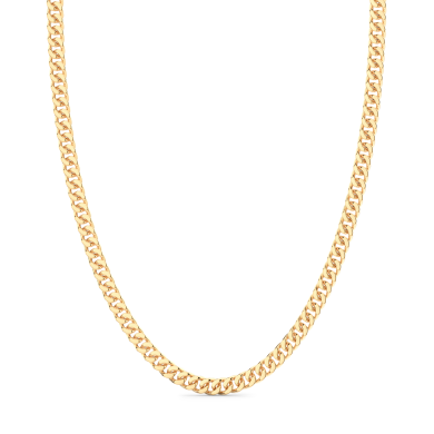 Zancan silver curb chain necklace.