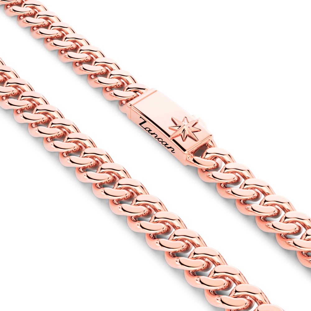 Zancan silver curb chain necklace.