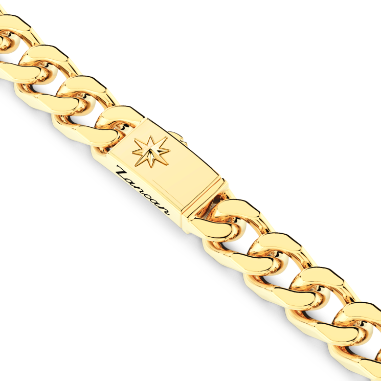 Zancan silver curb chain necklace.