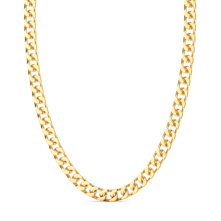 Zancan silver curb chain necklace.