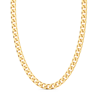 Zancan silver curb chain necklace.