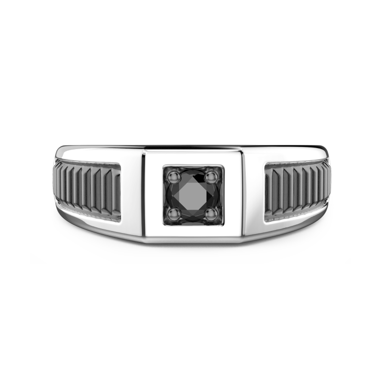 Zancan chevalier ring in 925 sterling silver.