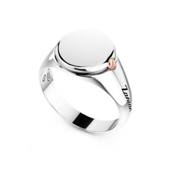 Chevalière Zancan en argent. 2