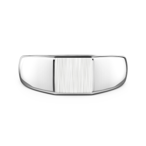 Zancan zilveren chevalier ring.