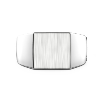 Zancan zilveren chevalier ring.
