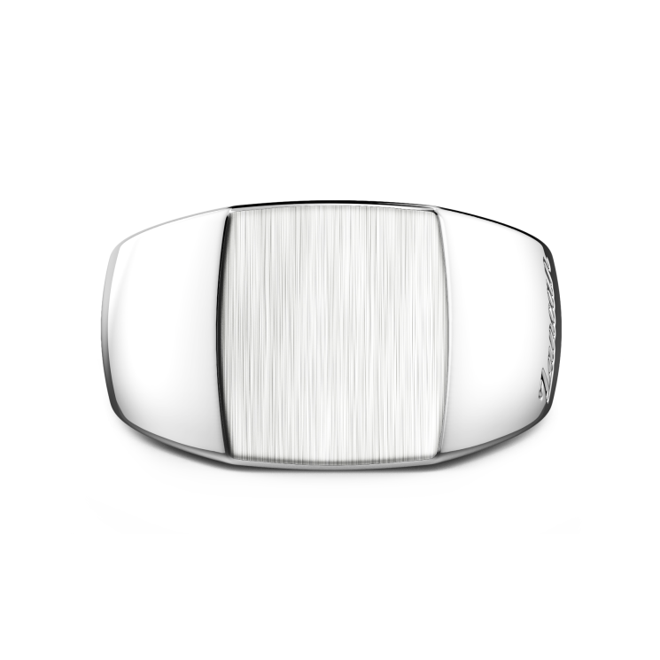 Chevalière Zancan en argent.