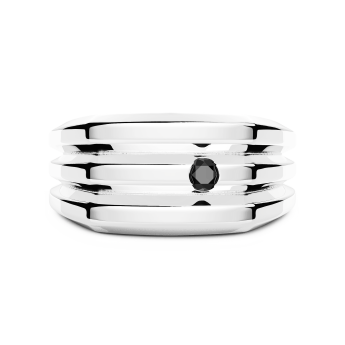 Anillo chevalier de plata Zancan.