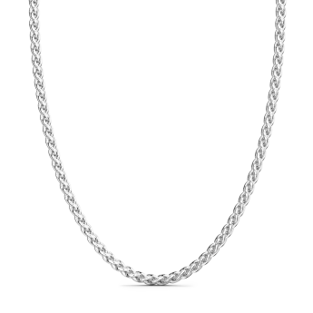 Collar Zancan solo malla de plata.