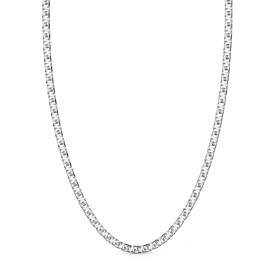 Zancan silver curb chain necklace