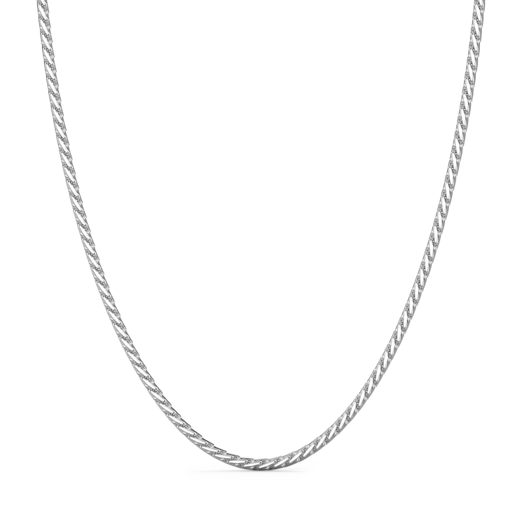 Zancan silver link-only necklace.