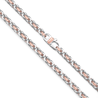 Collier Zancan en or rose 18 carats et argent.