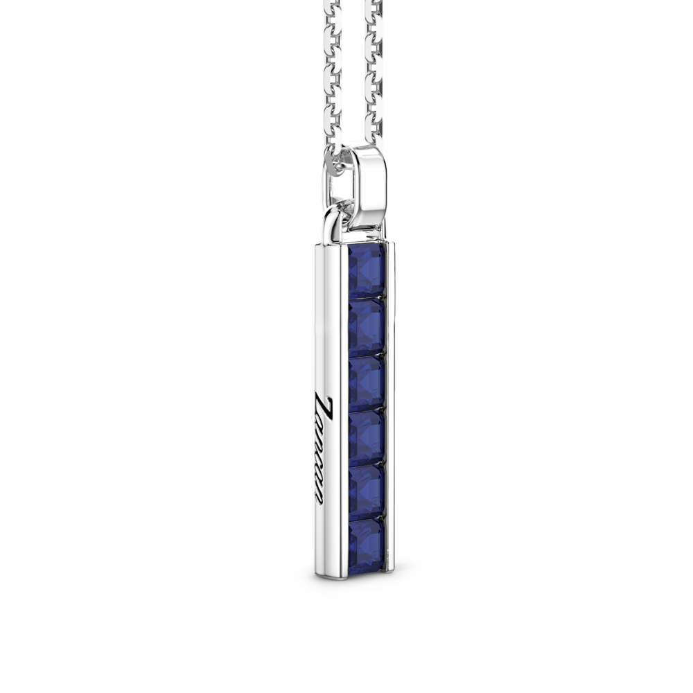 Collana Zancan in argento con pendente a stick.