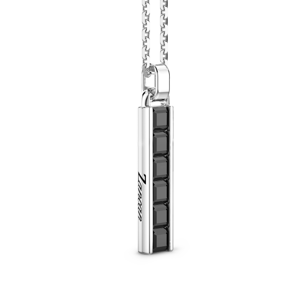 Collana Zancan in argento con pendente a stick.