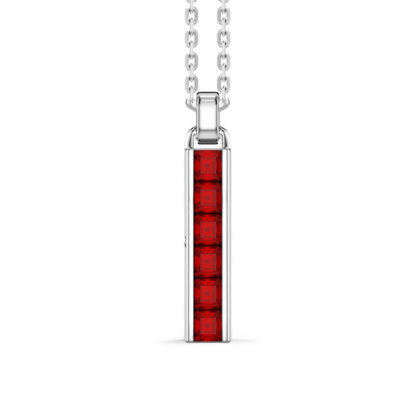 Collana Zancan in argento con pendente a stick.