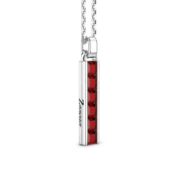 Collana Zancan in argento con pendente a stick.