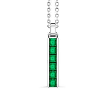 Collana Zancan in argento con pendente a stick.