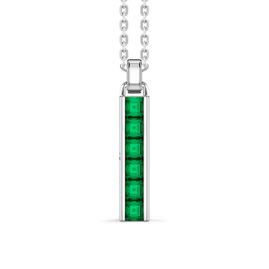 Collana Zancan in argento con pendente a stick.