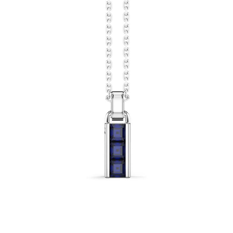Collana Zancan in argento con pendente a stick.