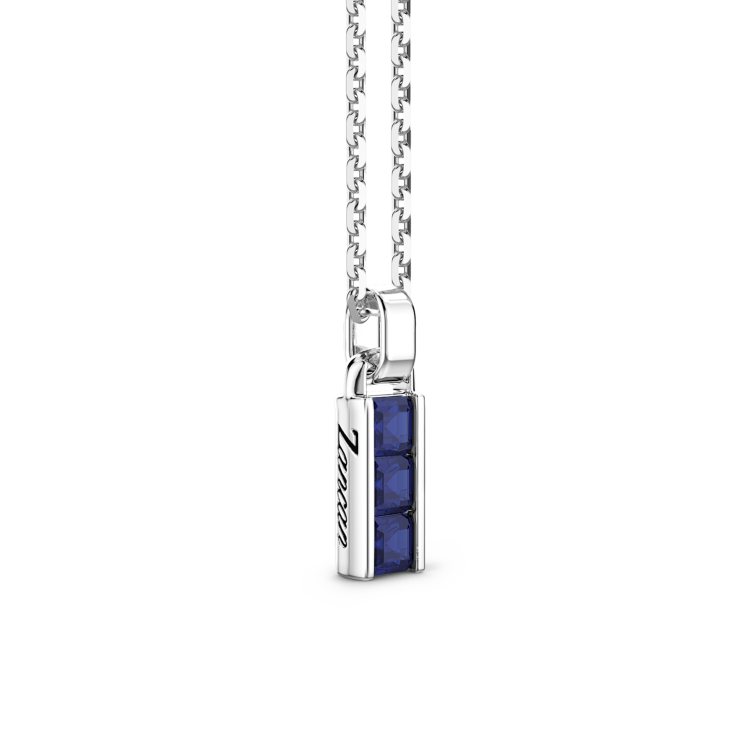 Collana Zancan in argento con pendente a stick.