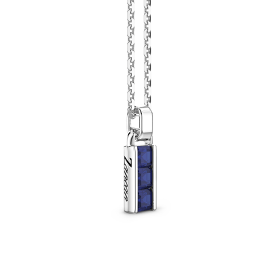 Collana Zancan in argento con pendente a stick.