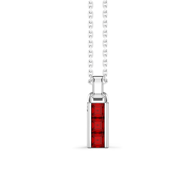 Collana Zancan in argento con pendente a stick.