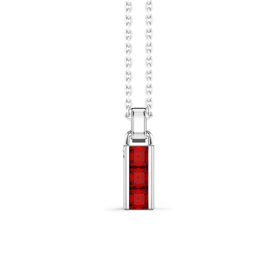 Collana Zancan in argento con pendente a stick.