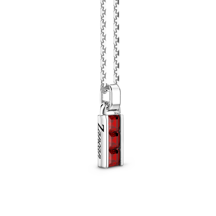 Collana Zancan in argento con pendente a stick.