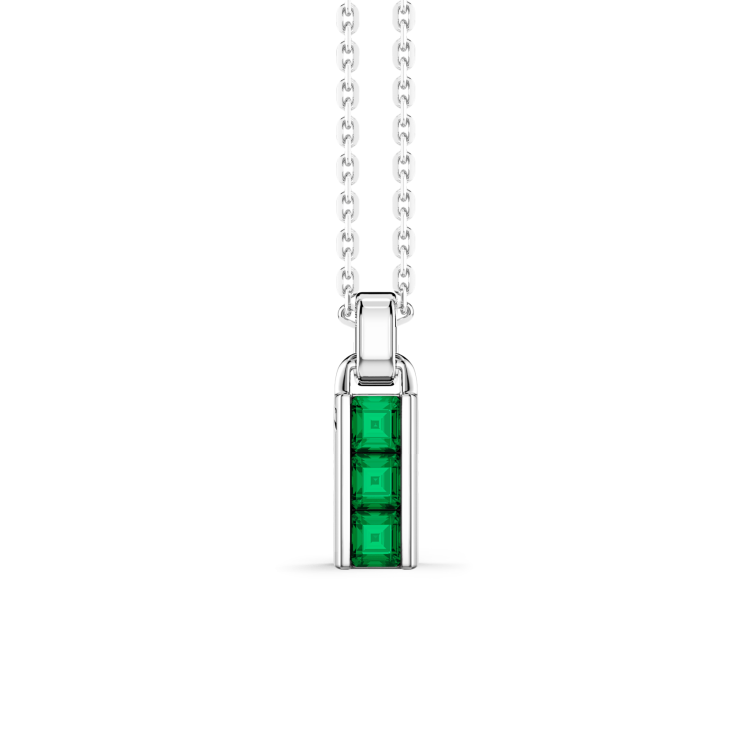 Collana Zancan in argento con pendente a stick.