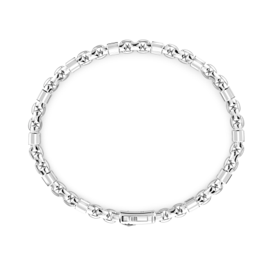 Bracciale Zancan in argento 925 con pietre naturali.