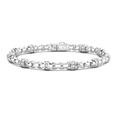 Zancan link-only bracelet with natural stones.