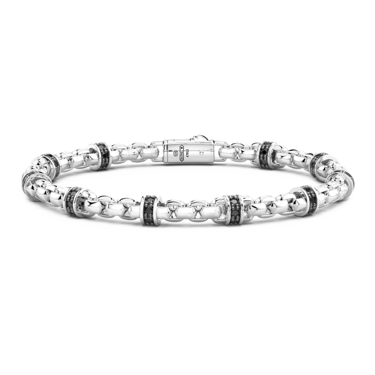 Zancan link-only bracelet with natural stones.