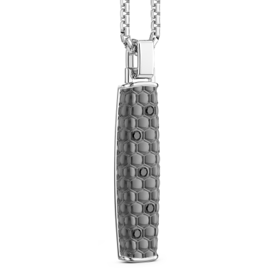 Collana Zancan in argento con pendente a stick.