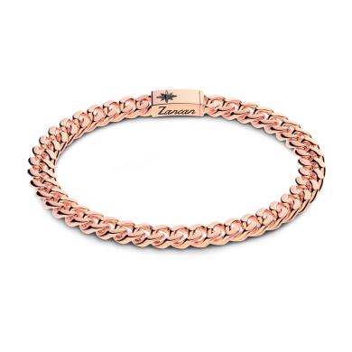 Zancan-Panzerkettenarmband aus Silber.
