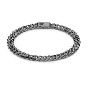 Zancan silver curb chain bracelet.