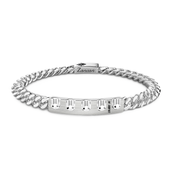Bracciale con tamburo pistola in argento.