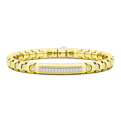 Bracciale Zancan in oro 18kt con diamanti.