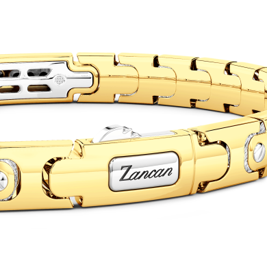Bracciale Zancan in oro 18kt con diamanti.