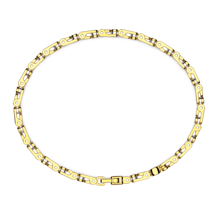 Bracelet Zancan en or 18 carats.