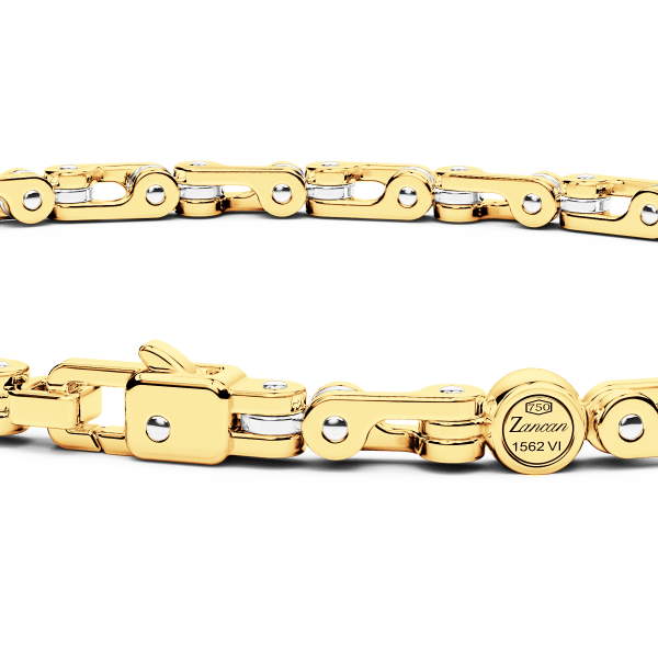 Bracelet Zancan en or 18 carats.