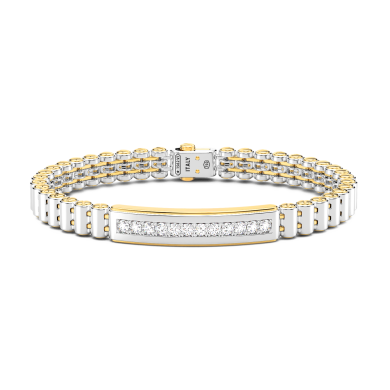 Bracciale Zancan in oro 18kt con diamanti.