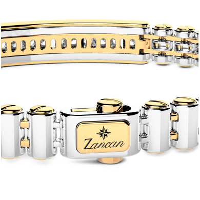 Bracciale Zancan in oro 18kt con diamanti.