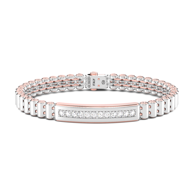 Bracelet Zancan en or 18 carats avec diamants.