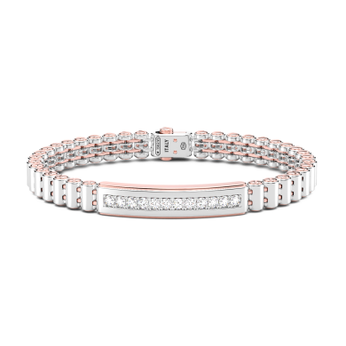 Bracciale Zancan in oro 18kt con diamanti.