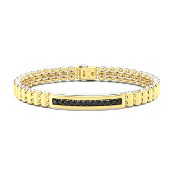 Bracciale Zancan in oro 18kt e diamanti neri.